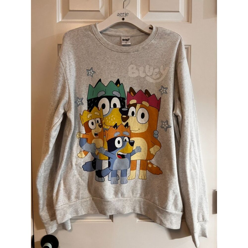 Bluey Holiday Hooray! Crewneck Sweatshirt - Large